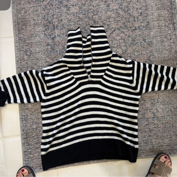Zara stripped knit sweater - Picture 3 of 4